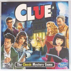 Hasbro Gaming Clue Boardgame Used Complete Game Great Condition 2-6 Players